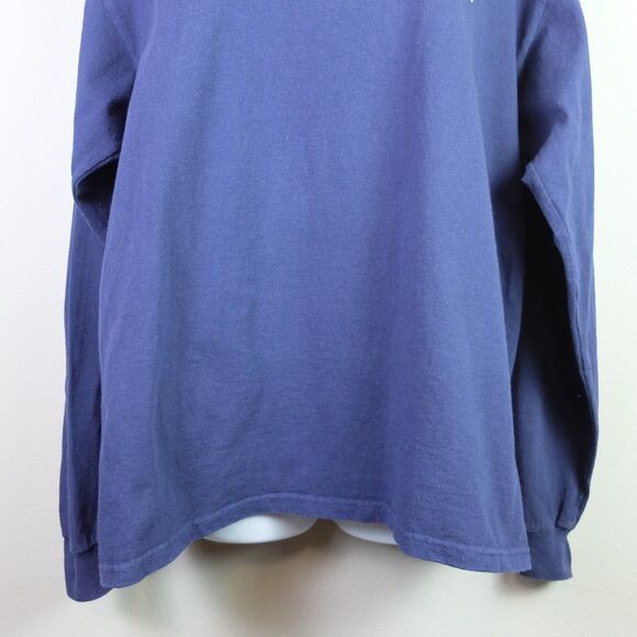 Delta Pro Weight Auburn Girls Love Aubie Blue Long Sleeve Shirt Size Large - Picture 5 of 10